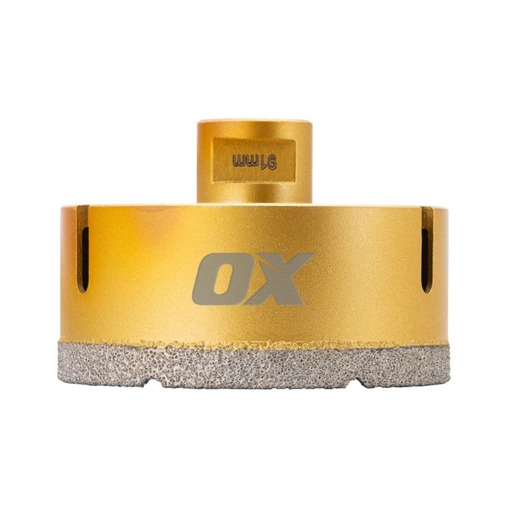 OX Spectrum Premium M14 Dry Cut Diamond Tile Drill - 91 mm