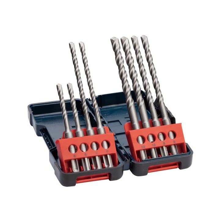 Bosch SDS Plus 8PC Tough Box Single 2607019904