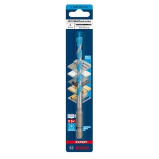 Bosch Expert Multiconstruction HEX-9 Drill Bit 6 x 90 x 150mm
