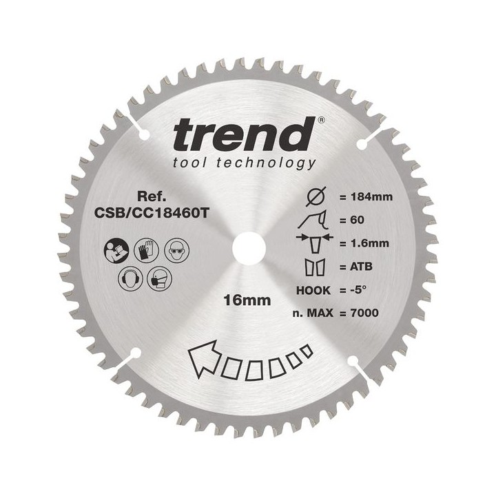Trend Craft Crosscut Saw Blade 184mm