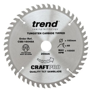 Trend Craft Pro Saw Blade 160mm CSB/16048A