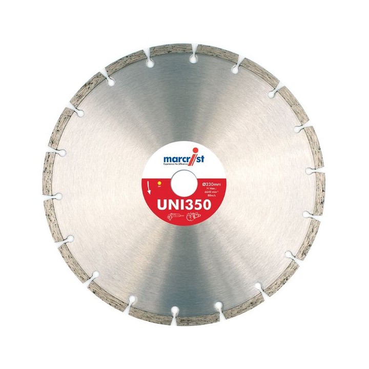 Marcrist UNI350 230 x 22.2mm Universal Diamond Blade