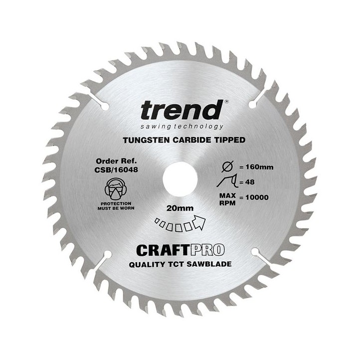 Trend Wood Circular Saw Blade 160mm x 20mm x 48T