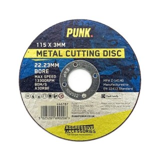 Punk 115mm x 3mm Metal Cutting Disc