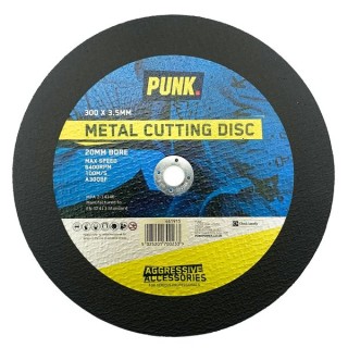 Punk 300mm x 3.5mm Metal Cutting Disc 20mm Bore New