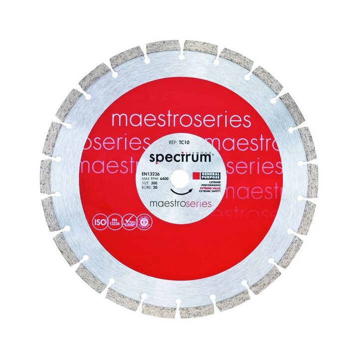Spectrum General Purpose Segmented Diamond Blade TC10 300mm