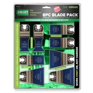 Smart 8 Piece Multi-Tool Blade Set H8MAK