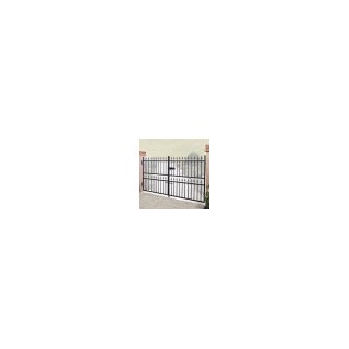 Corfe Premium Low Double Metal Gate 3353mm GAP x 1168mm High Zinc & Powder CFZP22