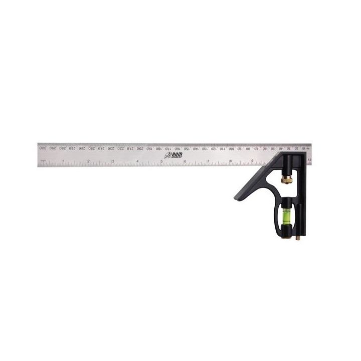 Ram 300mm Combination Square Level RAM0120