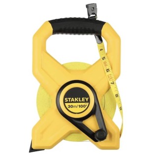 Stanley Open Frame Fiberglass Long Tape 30m (100ft)