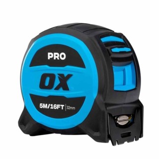 Ox Pro 5m/16ft Tuff Blade Tape Measure