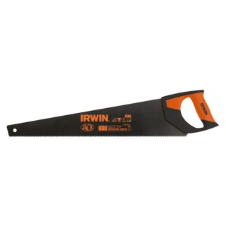 Irwin Plus Universal Coated Handsaw 550mm/22in 8T/9P Orange Handle