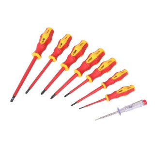Ram VDE 8 Piece Screwdriver Set 4 Slotted 2 Ph 1 Pz 1 Mainstester RAM0085