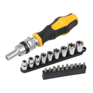 Ram Ratchet Screwdriver C/W Bits RAM0074