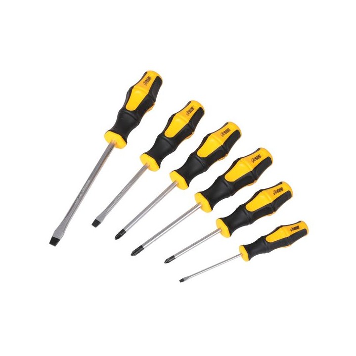 Ram 6 x Piece Screwdriver Sl/Ph Set (4 Slotted 2 Ph) RAM0075