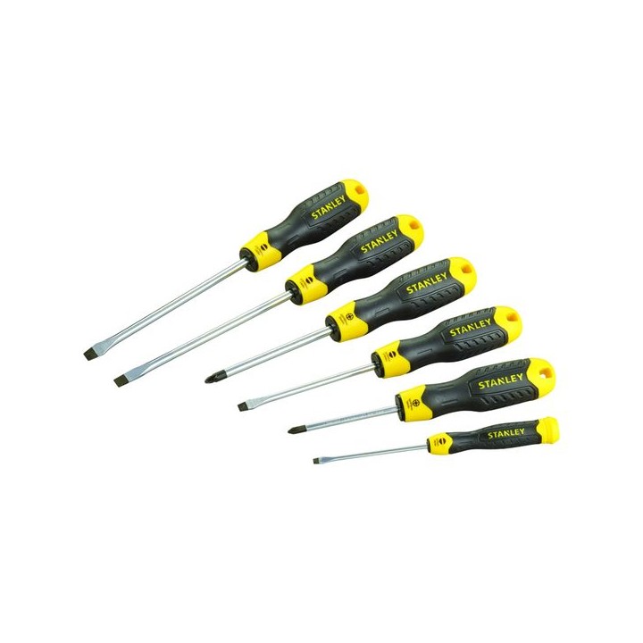 Stanley 6PC Cushiongrip Screwdriver Set