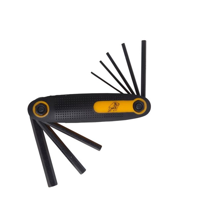 Ram 8 Piece Folding Hex Key Set (1-6mm) RAM0088