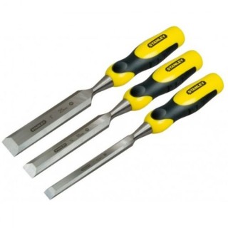 STANLEY® Dynagrip 3 Piece Strike Cap Wood Chisel Set