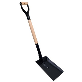 Rockforce Wooden Handled NO2 Square Shovel