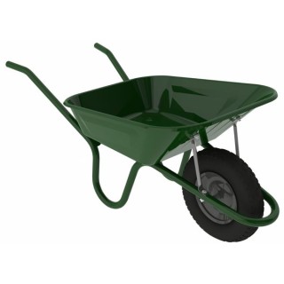 Haemmerlin Pre-Assembled Pneumatic Tyre Steel Wheelbarrow 90L