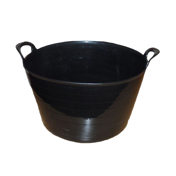 4Trade Builders Tub Black 73 Litre
