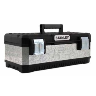Stanley 26in Galvanised Metal & Plastic Toolbox