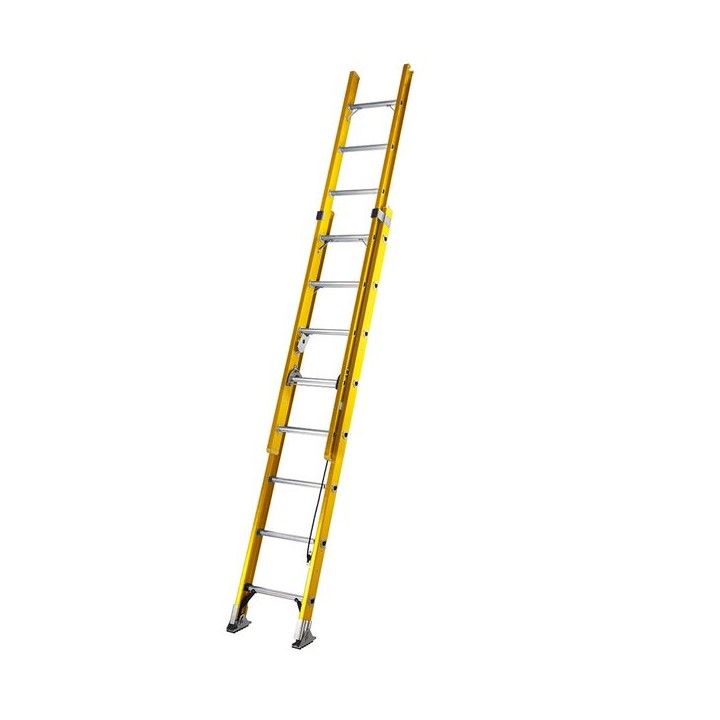 Werner 77525 Fibreglass Extension Ladder Alflo Trade Double 2.5m