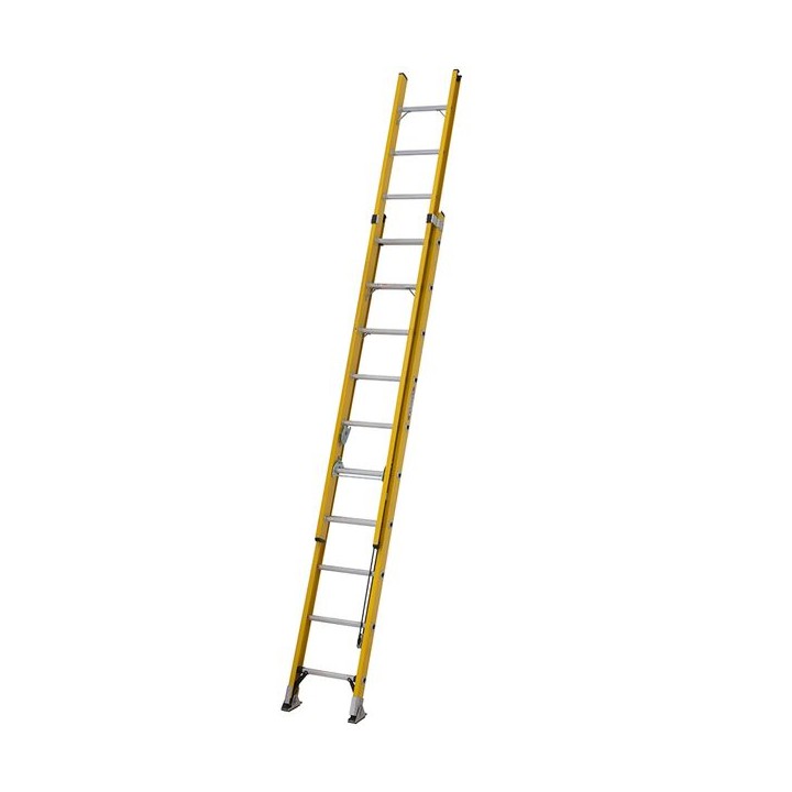 Werner 77531 Fibreglass Extension Ladder Alflo Trade Double 3.1m