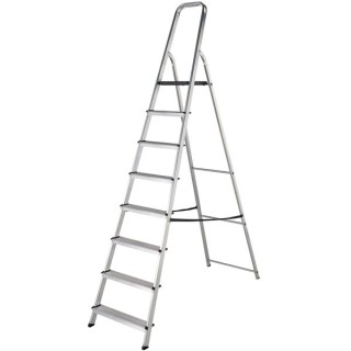 Werner 7400818L Stepladder 8 Tread High Handrail
