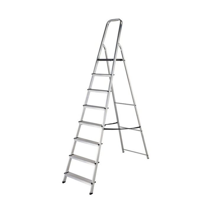 Werner 7400818L Stepladder 8 Tread High Handrail