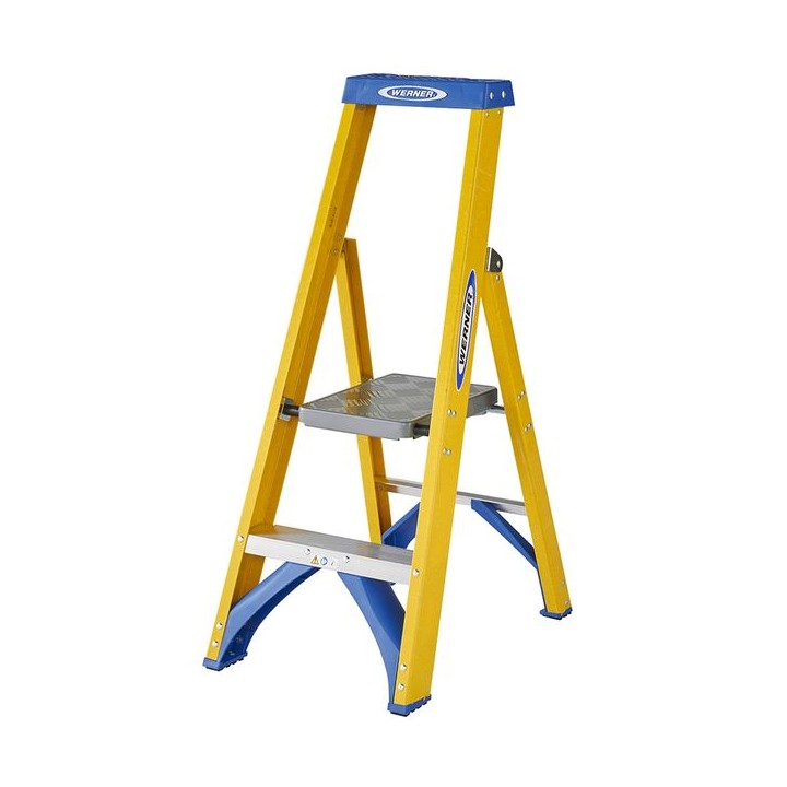 Werner 7170218 Fibreglass Platform Stepladder 2 Tread