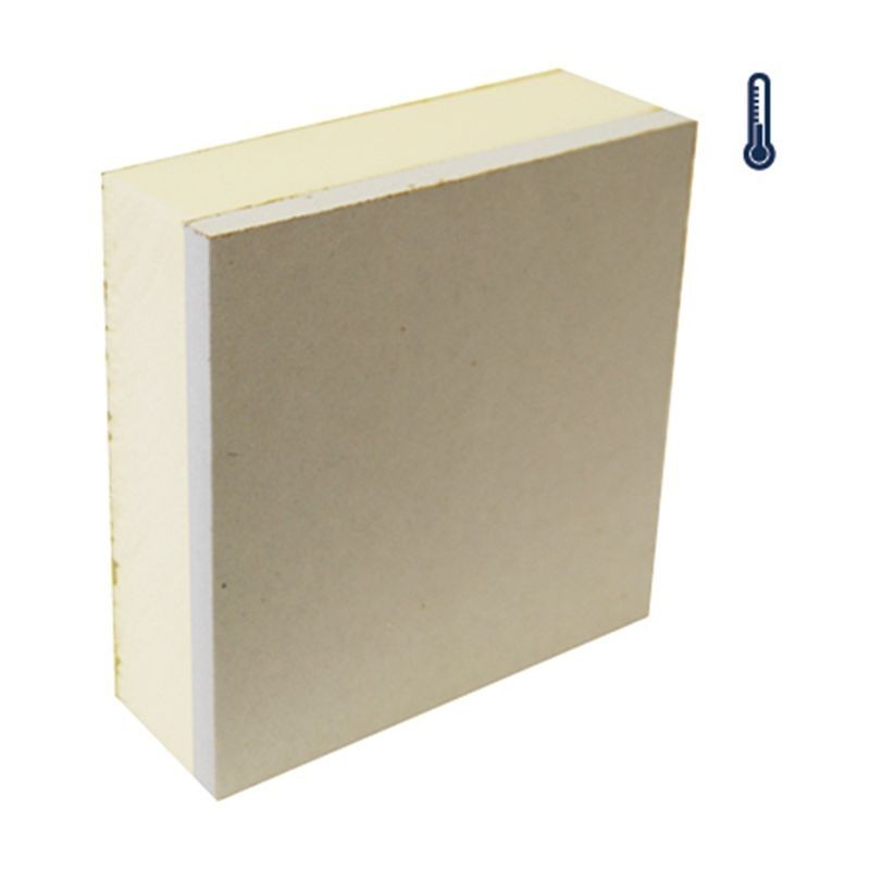 British Gypsum Gyproc Thermaline PIR Plasterboard Tegular Edge Ivory and Pale Yellow 2400mm x 1200mm
