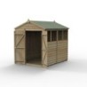 4LIFE Apex Shed 6 x 8 - Double Door - 4 Window Installation
