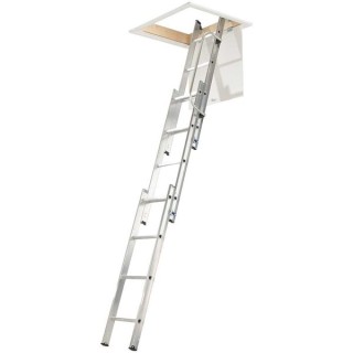 Werner 76003 Loft Ladder 3 Section with Handrail
