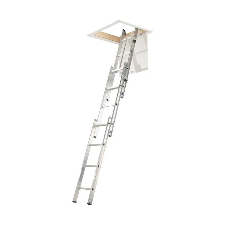 Werner 76003 Loft Ladder 3 Section with Handrail