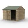 4LIFE Reverse Apex Shed 10 x 10 - Double Door - No Windows Installation