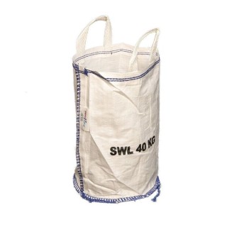 White Scaffold Bag 30cm x 45cm 40kg