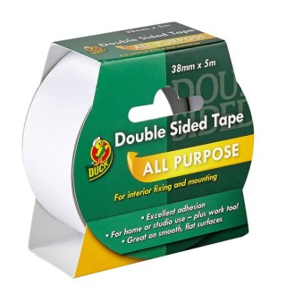 Duck Tape double sided tape 38mm x 5m White