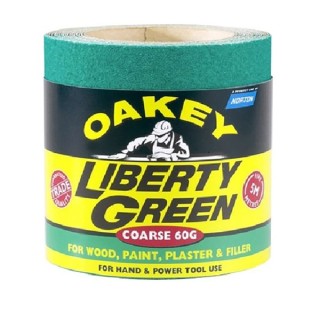 Oakey Liberty Green Roll P80 115mm x 5m