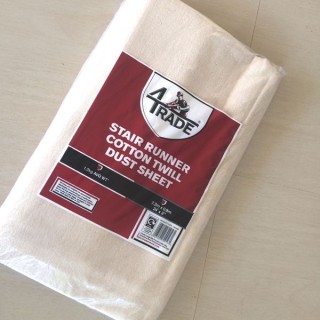 4Trade Dust Sheet Cotton Twill Runner 7200mm x 900mm