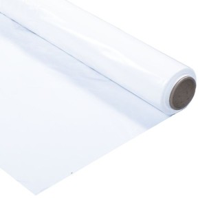 Proguard White Flame Retardant Polythene 4m x 50m x 75mU