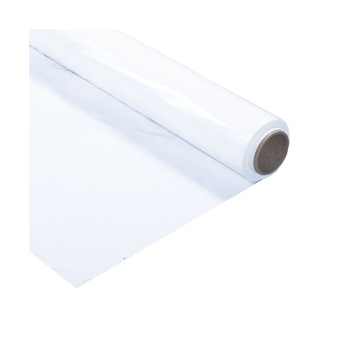 Proguard White Flame Retardant Polythene 4m x 50m x 75mU