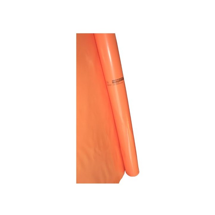 Visqueen Orange Flame Retardant Polythene (LPS1207) 4m x 25m x 250mU