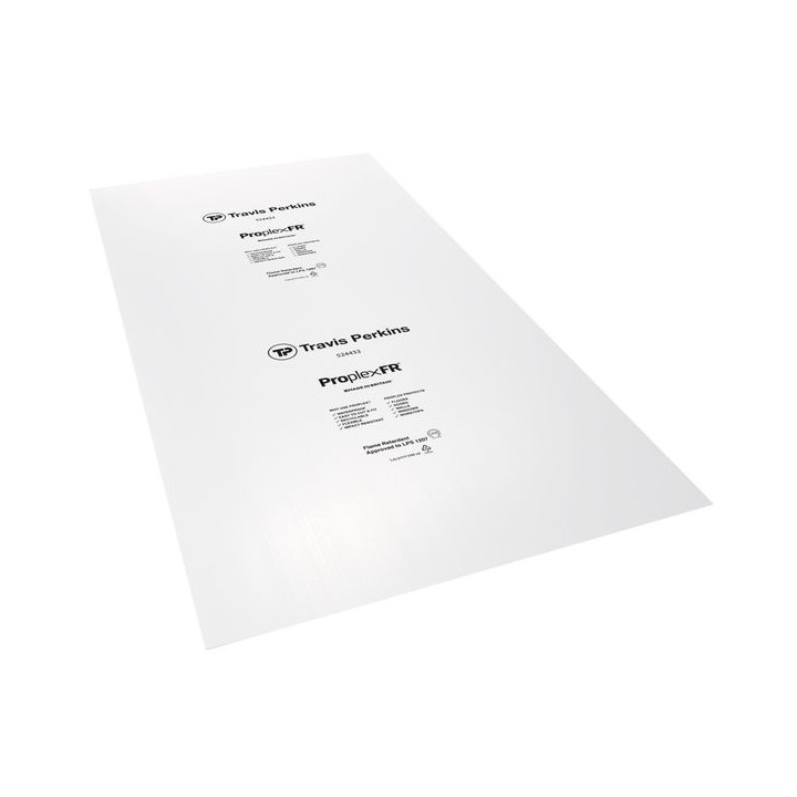 Proplex Flame Retardant Damage Prevention Sheet White 2mm x 1.2m x 2.4m