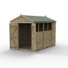 4LIFE Apex Shed 6 x 10 - Double Door - 4 Window Installation