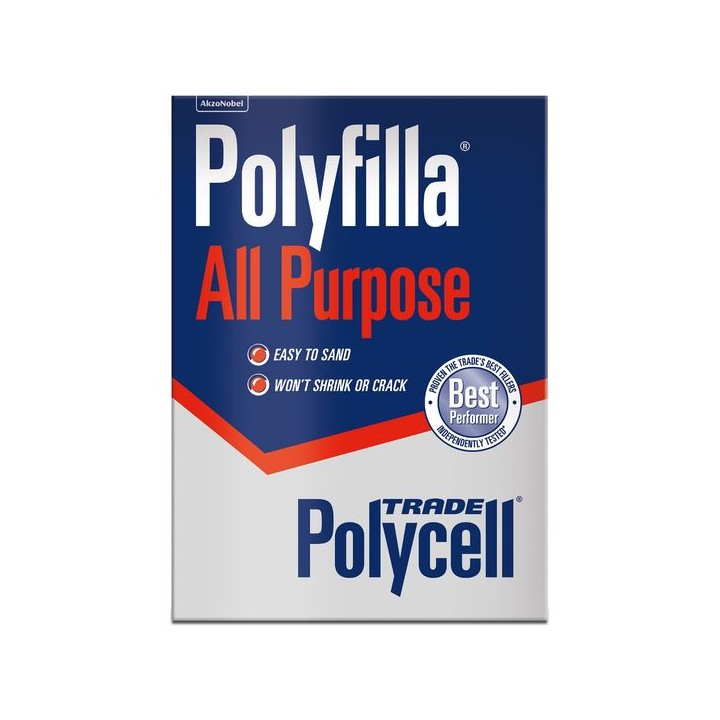 Polycell Polyfilla All Purpose Trade Powder Filler - 2kg