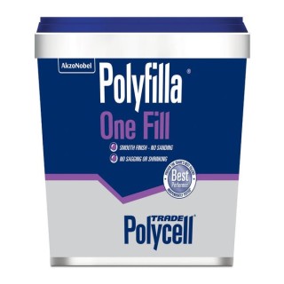 Polycell Polyfilla One Fill Lightweight Filler - 1L