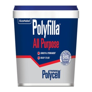 Polycell Polyfilla Trade All Purpose Ready Mixed Filler - 1kg