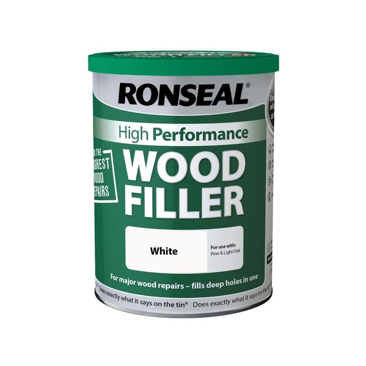 Ronseal High Performance Wood Filler White 1Kg