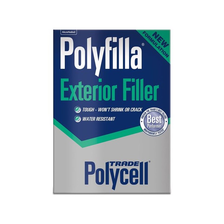 Polycell Polyfilla Exterior Trade Powder Filler - 2kg